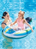 Детская надувная водная лодка, детский плавательный круг, кушон, домашний питомец