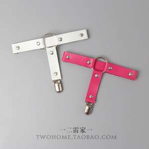Punk Harajuku PU leather leg ring simple adjustable Yabi leg ring garter belt sock clip thigh strap female accessories
