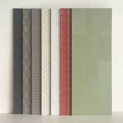 Hotel and B&B Bathroom Tiles 300X800 Candy Glaze Embossed Texture Tiles Kitchen Bathroom Wall Tiles