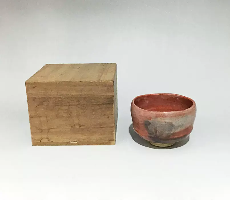 伊羅保茶碗 朴冨元作 大徳寺 神波東獄賛 茶道具 日本茶道具朴富元作高丽伊罗保抹茶碗大德寺高僧神波东岳题铭滴翠
