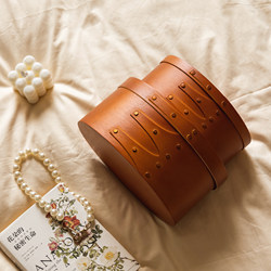 Shaker Box, Antique-Style Wooden French Storage Bucket, Retro Niche Shaker Box, Household Jewelry Box