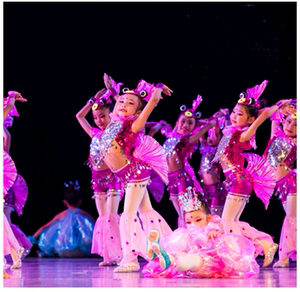 Little fish blowing bubble fish performance clothing small fish performance clothes animal children's classical dance young children fish clothing
