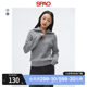 
SPAO Korean style 2025 spring new product women's easy to match temperament solid color lapel sweater SPKWF11G02