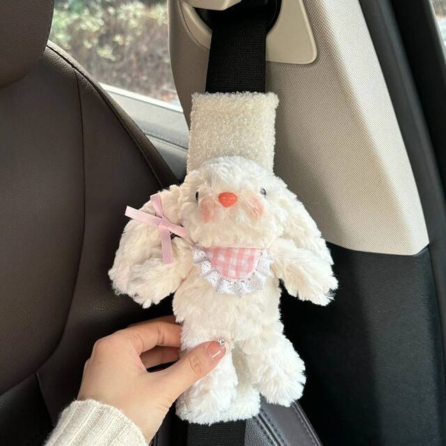 Sunset Lop Rabbit Car Seat Belt Shoulder Cover Anti-Stranglehold Child ...