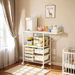 Baby Feeding Table Storage Cabinet Baby Products Storage Rack Newborn Feeding Table Bedroom Bedside Bottle Storage Cabinet