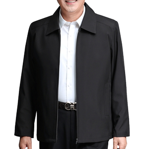 
Dad coat men's jacket top spring and autumn middle-aged and elderly grandfather's clothing 60 years old 70 loose clothes elderly men's clothing