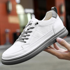 
This year's popular special offer 866 men's shoes with inner height increase sneakers thick-soled platform sports casual shoes spring low-cut cowhide