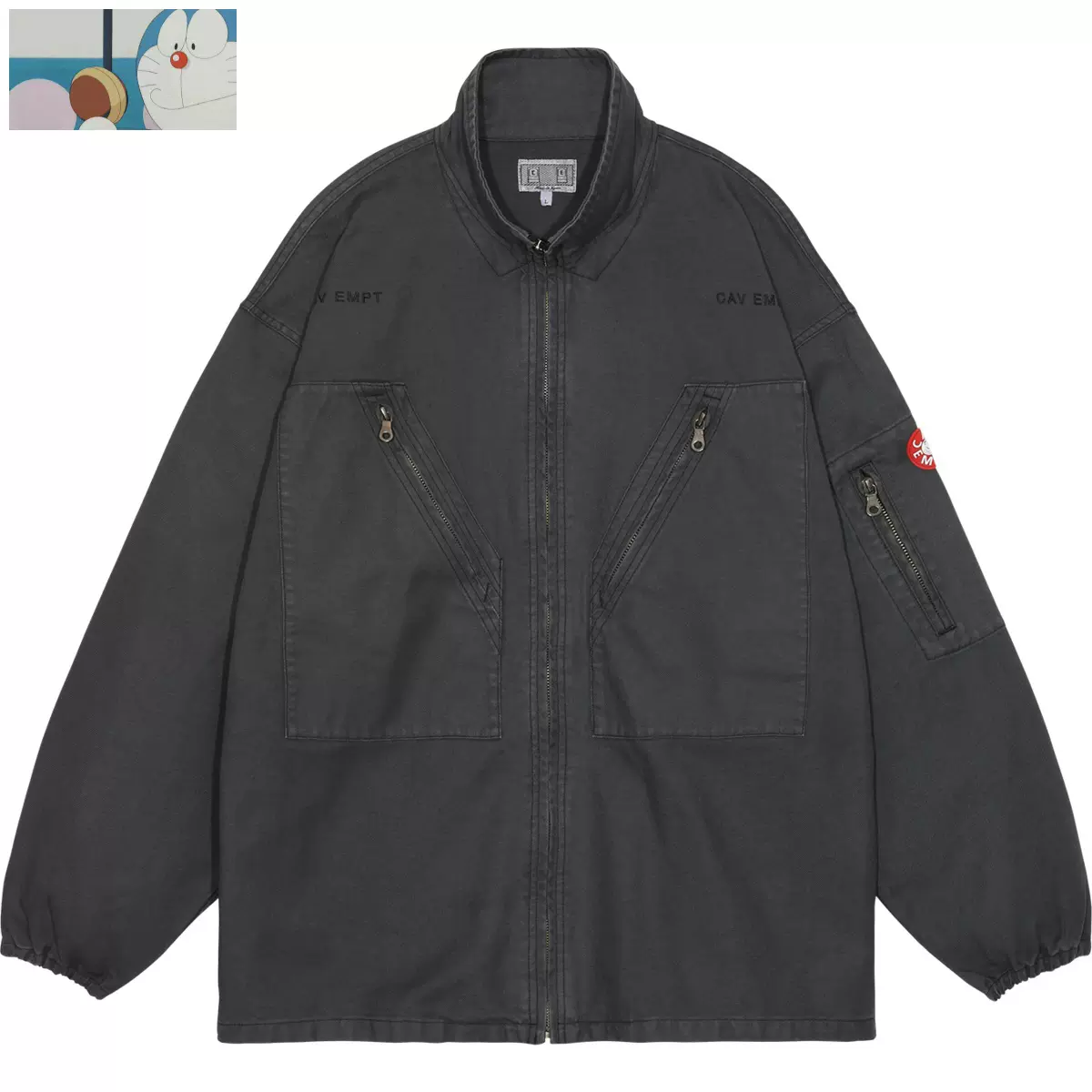 ジャケット・アウター C.E cavempt 23AW OVERDYE ZIP BDU C.E OVERDYE ZIP BDU SIZE:S-XL 可立頸BDU 嗶嘰面料棉100% 日本