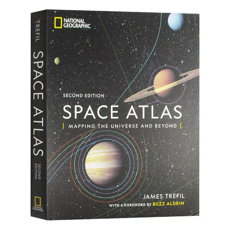 美國國家地理太空地圖英文原版Space Atlas Second Edition 天文與空間