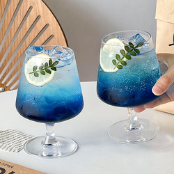 ins Windy Short Glass Cocktail Glass Drink Cup Soda Sparkling Water Cup Beverage Mixing Cup High-End Feel