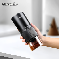 Mongdio Electric Coffee Grinder Home Use Coffee Bean Grinder Rechargeable Manual Coffee Grinder Mill