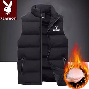 
Vest for middle-aged and elderly men 2025 new style this year's popular autumn and winter thickened down cotton vest vest dad outfit