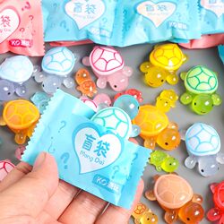 Internet-Famous Glow-In-The-Dark Turtle Blind Bag Small Gift for Children, Elementary School Students, Reward Blind Box, Fun to Open, Toy, Glowing Small Item