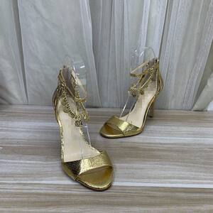 
Lady Shoes foreign trade original women's shoes new fashion round toe solid color stiletto heel tassel one-word buckle sandals