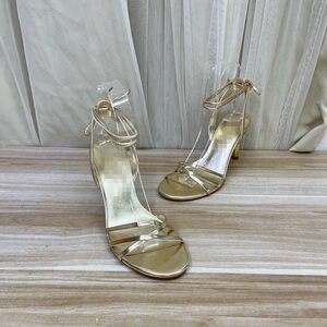 
Lady Shoes foreign trade original women's shoes new fashion round toe solid color stiletto ankle strap fashion sandals