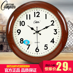 Kangbas 16inch European-Style Wall Clock for Living Room, Creative Office Silent Quartz Clock, New Classical Creative Wall Clock