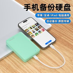 Newq Mobile Hard Drive, Large-Capacity USB Flash Drive, Suitable for Apple and Huawei, Universal External Backup Storage