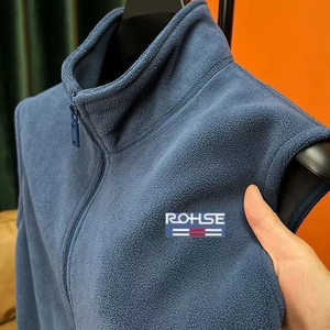 
Clearance leakage fleece vest men's autumn and winter plus velvet warm inner vest vest polar fleece casual jacket