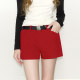 Spice Monster Women's Retro Style Ultra Shorts Mid-Low-Wait Pants With Thickness