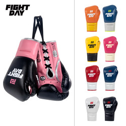 Fightday Boxing Gloves for Men and Women, Professional Fighting Gloves for Muay Thai, Sanda, Adult Training, Lace-Up