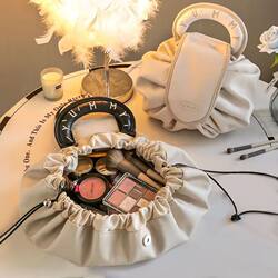 Lazy Makeup Bag for Women, Portable Large-Capacity Travel Storage Bag, Drawstring Toiletry Handbag, 2026 New Model