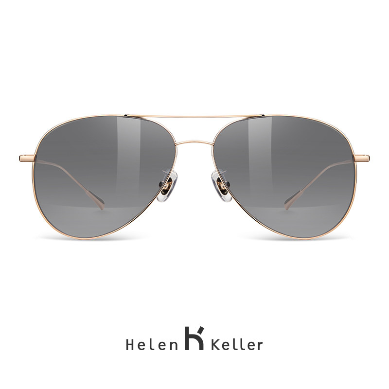 Helen Keller Pilot Sunglasses Men H8857 Polarized UV Protection