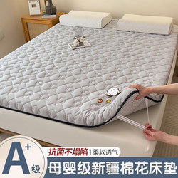 Xinjiang Cotton Mattress Pad, Soft Cushion for Home Use, Student Dormitory Single Bed Cotton Pad, Underbed Protector
