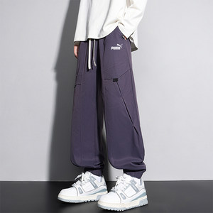 
Outlet counter large size overalls men's spring 2026 new straight waterproof storm pants loose casual pants