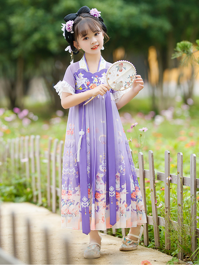 Robe Hanfu Mi innocence pour Filles - Style Chinois Été Ancien