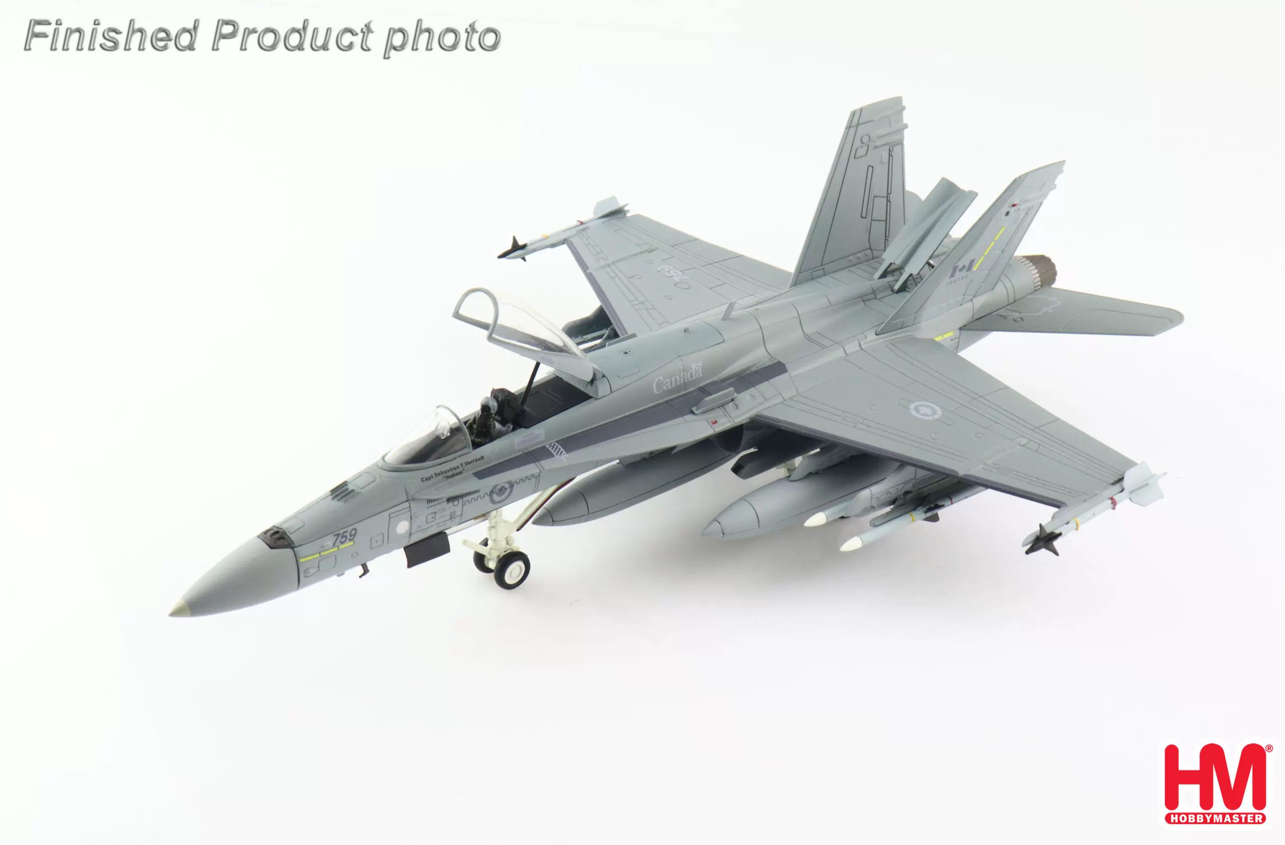 HM收藏家1/72 HA3559 加拿大空军F-18战斗机飞机模型静态合金成品-Taobao