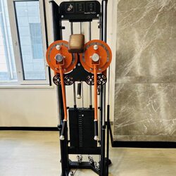 New Commercial Side-Opening Straight Arm Chest Clamp Multi-Function All-In-One Machine Trainer Butterfly Double Arm Machine Fitness Equipment