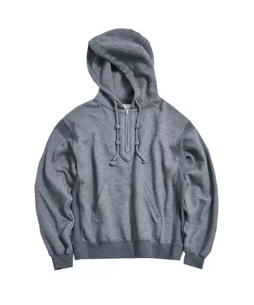 大四囍订购MATSUFUJI Front Zip Hoodie 设计师款连帽卫衣23AW-Taobao