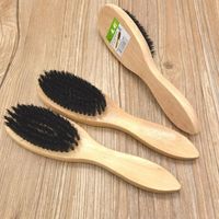 Shoe Polish Brush With Soft Pig Bristles For Gentle Shoe Care At Home
