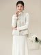 Jianni New Chinese Style Chinese Style Wool Collar Vest Women's Mink Fleece Plate Jacket