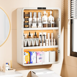 Bathroom Toilet Shelf Above the Toilet, No-Drill Wall-Mounted Storage Rack, Bathroom Washbasin Wall Storage Cabinet