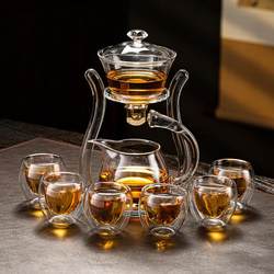 Kung Fu Tea Set 2024 New Teapot Glass Lazy Automatic Tea Making Artifact Teapot Tea Making Home