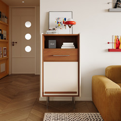 Medieval-Style Chest of Drawers, Storage Cabinet, Living Room Wall-Mounted Multi-Functional Storage Cabinet, Small Apartment Bauhaus Sofa Side Cabinet