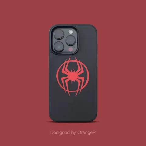 Spider Man Spider Logo Personalized   Phone Cases Covers  Minimal  iPhone 15, iPhone 14, iPhone 13, iPhone 12