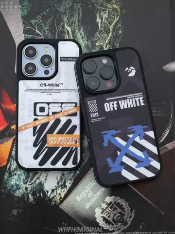 Off White Fashionable Phone Cases Covers Personalized  Trendy   iPhone 15, iPhone 14, iPhone 13, iPhone 12