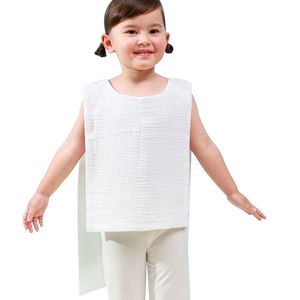 
Children's sweat-absorbing towel pure cotton yarn double-sided vest sweat towel to prevent falling off exercise quick dry primary school students cushion the back of men and women