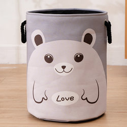 Clothes Storage Basket, Household Foldable Large-Capacity Dirty Clothes Hamper, Fabric Storage Bin, Bedroom Dormitory Storage Basket, Organizing Bag