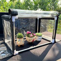 Small Household Insulated Shed, Insulation Cover, Succulent Sunshade, Rain Shelter, Windproof Cold Shelter, Pet Feeding Shelter, Rainproof and Insulated