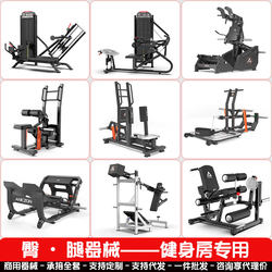 Commercial Fitness Equipment, a Complete Set of Strength Gym-Specific Equipment, Hack Squat Machine, Comprehensive Leg Training Equipment