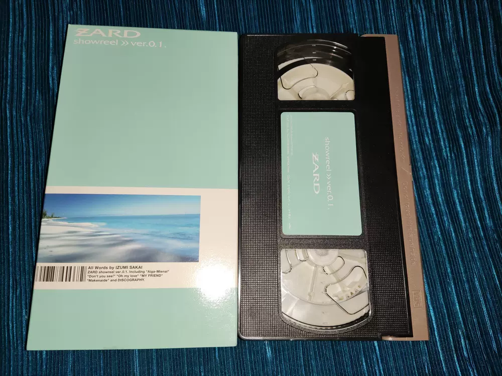 ZARD 坂井泉水showreel ver.0.1 VHS 录像带日版拆封-Taobao