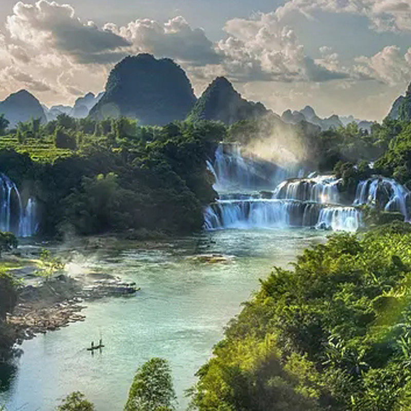 【崇左3天2晚】广西旅游 德天大瀑布 三门海古龙山三天两晚私家团