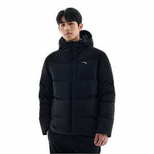 Anta three -layer speed warm down 丨 short four -proof down jacket men's winter new duck pelon warm bread jacket