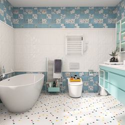 Dopamine Candy Mosaic Tiles Bathroom Floor Tiles Bathroom Tiles