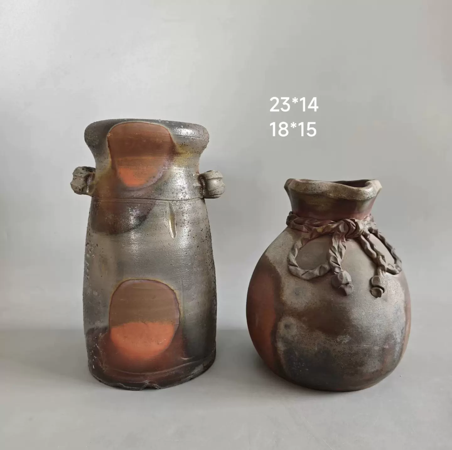 日本京燒平安洛山作青瓷花瓶售出不退不換 tB12048