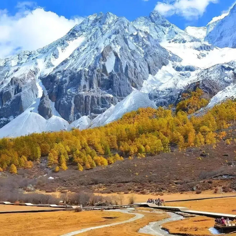 2-8人小团稻城亚丁川西跟团游5天4晚鱼子西四姑娘山川西纯玩旅游