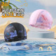 361 children's swimming cap comfortable head-free cloth hat waterproof pu hat ear protection boys and girls professional swimming equipment